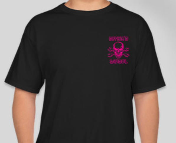 Sophia's Diesel T-Shirt Black + Pink