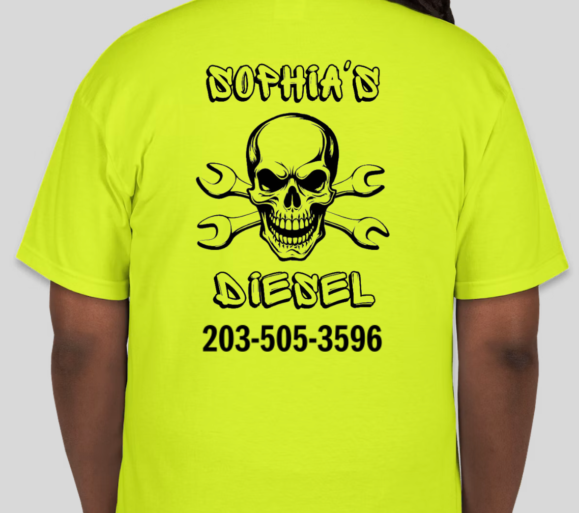Sophia's Diesel HI VIS T-Shirt