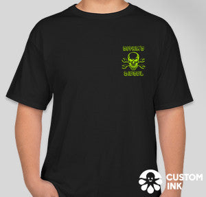 Sophia's Diesel T-Shirt Black + Green